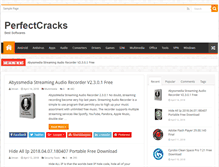 Tablet Screenshot of perfectcracks.com